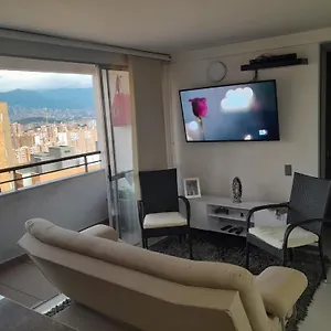 Apartamento Inigualable En La Ciudad De Excelente Vista Piso 25 Apartamento Medellín